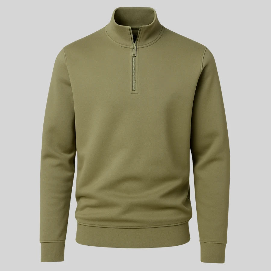 LC Zip-Neck Pullover