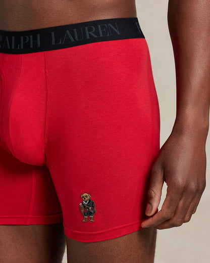 Ralph Lauren 4D-Flex Polo Bear Boxer Shorts 3 Pack