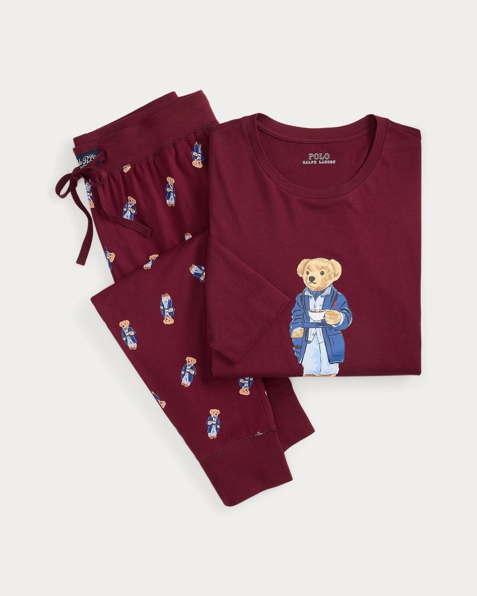 Ralph Lauren Polo Bear Jersey Pajamas