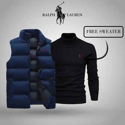 Ralph Lauren vest + exclusive free sweater (CLEARANCE SALE)