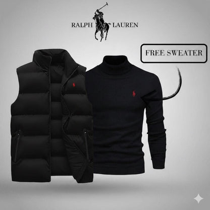 Ralph Lauren vest + exclusive free sweater (CLEARANCE SALE)