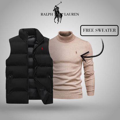 Ralph Lauren vest + exclusive free sweater (CLEARANCE SALE)