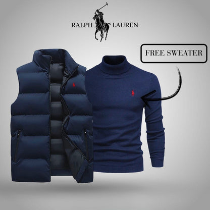 Ralph Lauren vest + exclusive free sweater (CLEARANCE SALE)